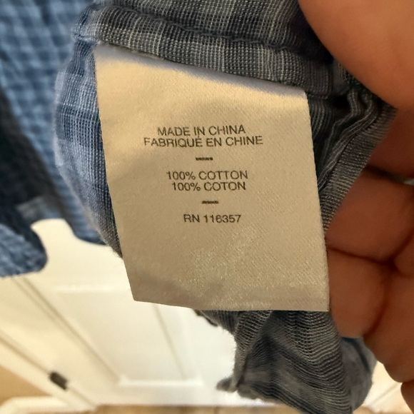 Zachary Prell Navy Plaid Shirt - Picture 7 of 9